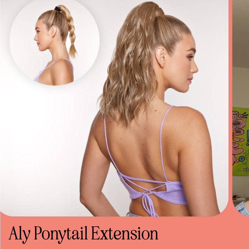 Platinum Blonde Ponytail Extension
